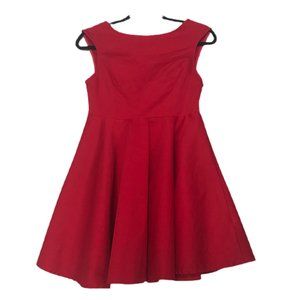 Tobi Junior Red Sleeveless Skater Dress L